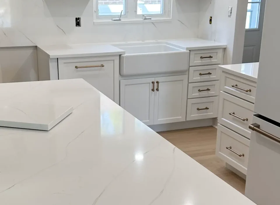 white on white countertop