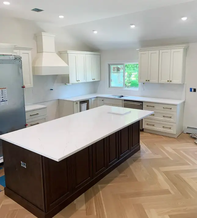 newly constructed kitchen