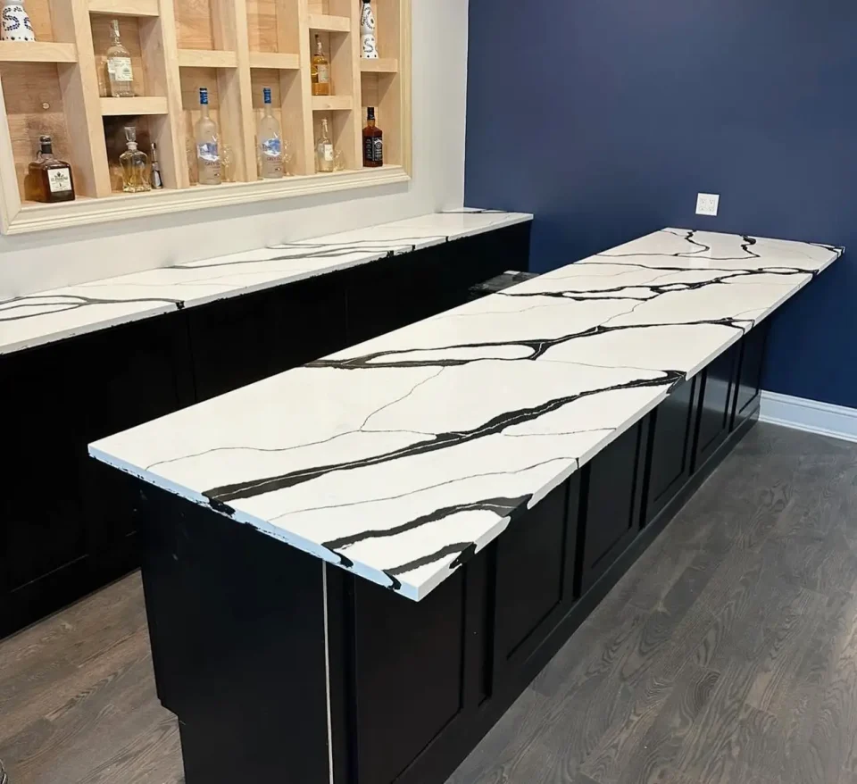 black and white stone